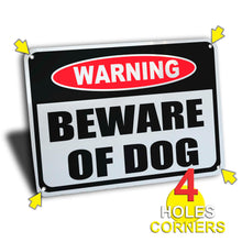 Load image into Gallery viewer, Beware of Dog Sign, Aluminum.