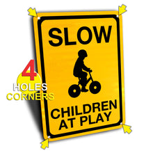 Load image into Gallery viewer, Slow Down Speed Limit 10 Sign, Engineer Grade Reflective, Aluminum.